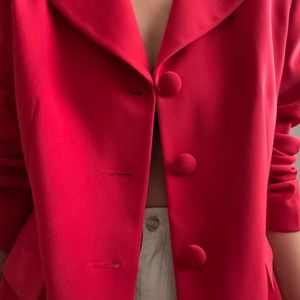 Vintage red blazer